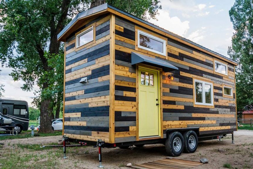 Amazing Tiny House Of Only 258ft2. The Interior From The Inside Is Wonderful