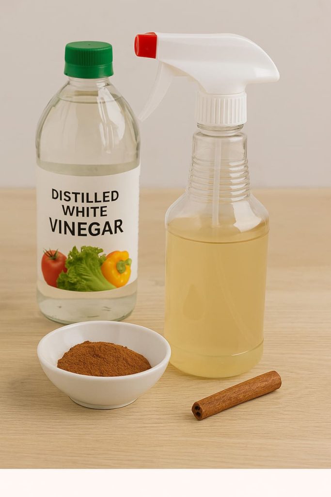 1 - Ant Repellent Spray (Vinegar + Water + Cinnamon)