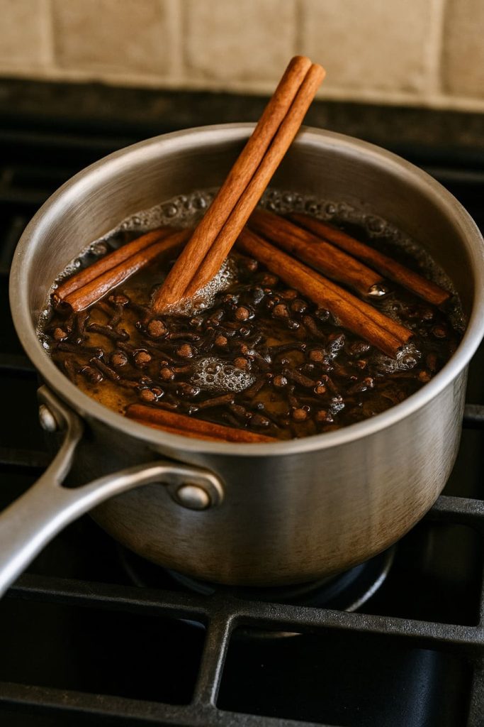 5. Boil Cloves and Cinnamon