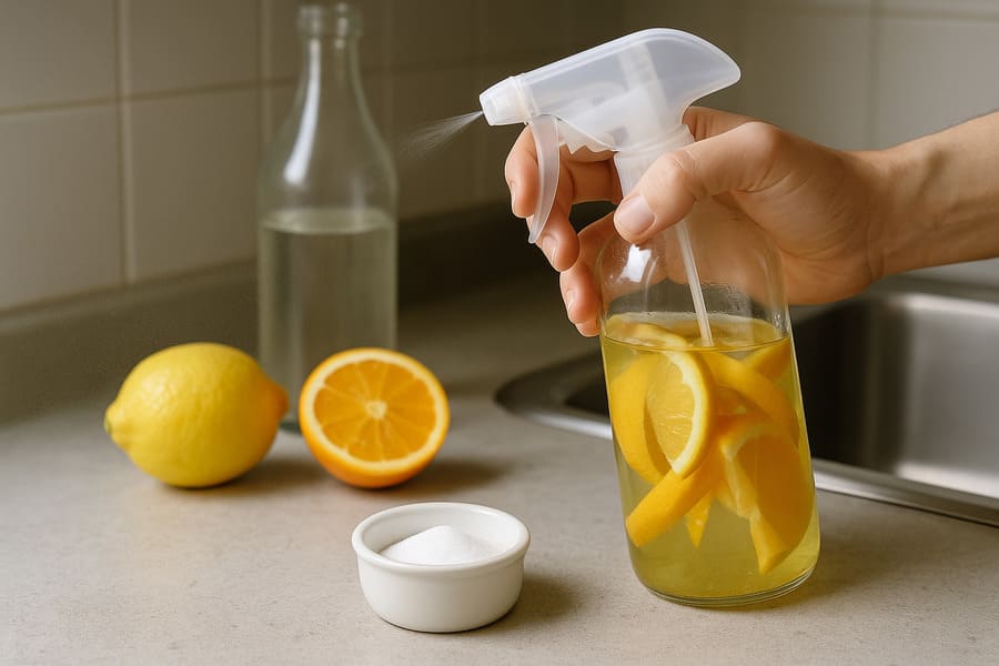 6. DIY Citrus Vinegar Spray