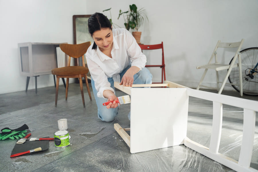 Quick Furniture Makeover with Paint or Contact Paper