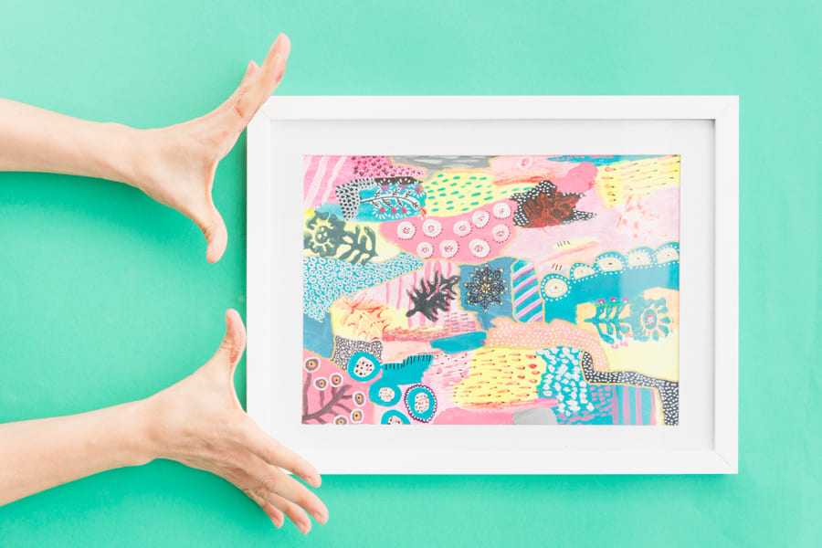 _ Wall Art with Washi